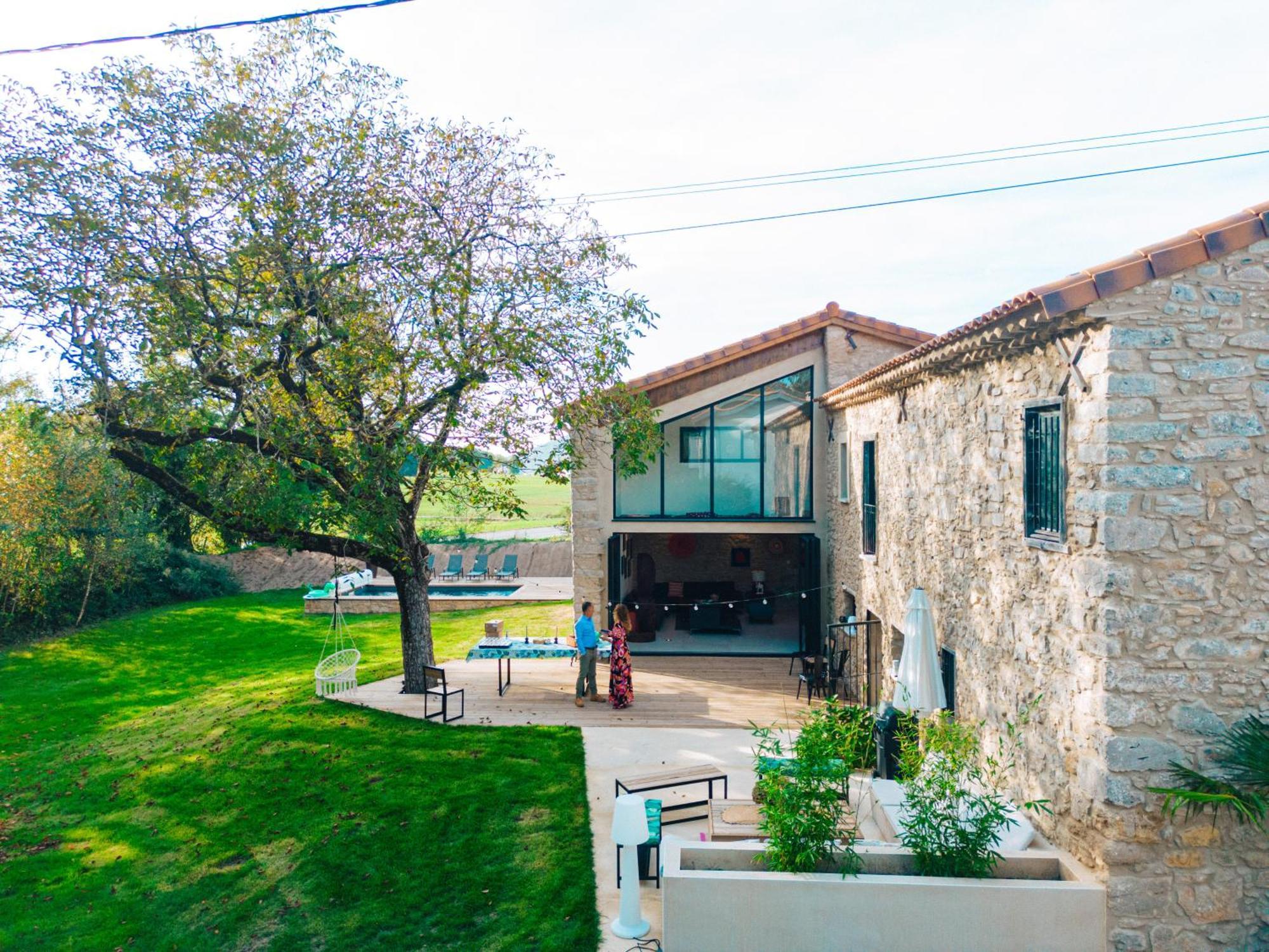 Le Gite D Ici Et D Ailleurs Ariege Pyrenees Baulou Exterior photo